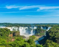 Waterfalls Cataratas Foz de Iguazu, Brazil